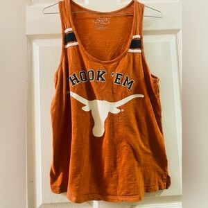 Burnt Orange Graphic Tank Top